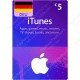 €5 Germany iTunes Gift Card - Digital Code