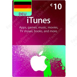 iTunes Gift Card €10 Germany - Instant Digital Code