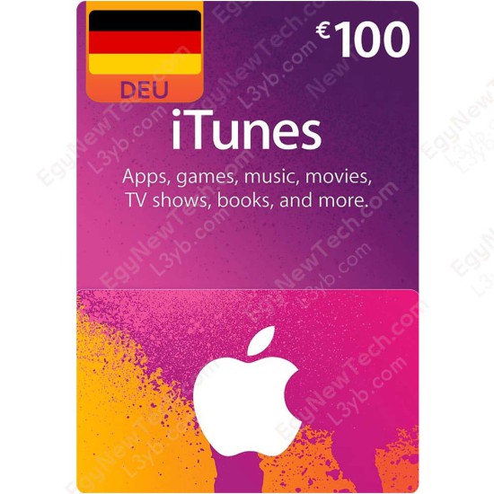 iTunes Gift Card €100 Germany - Instant Digital Code front cover