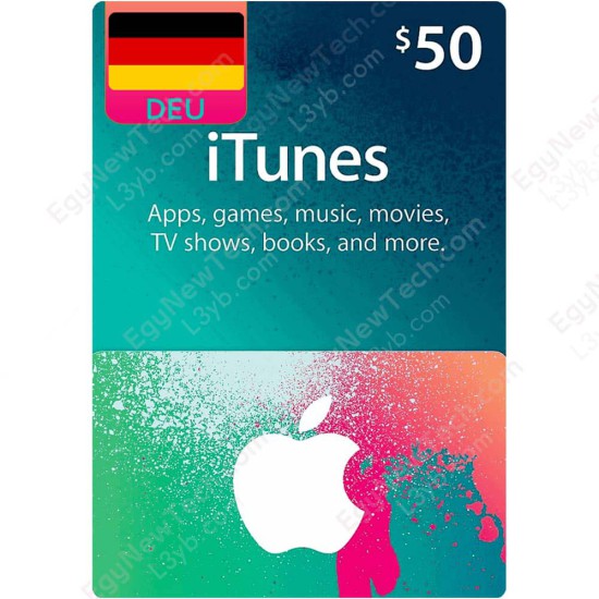 iTunes Gift Card €50 Germany - Instant Digital Code front cover