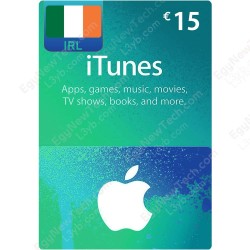 ١٥ يورو كارت اي تيونز أيرلندا - كود رقمي ١٥ يورو كارت اي تيونز أيرلندا - كود رقمي