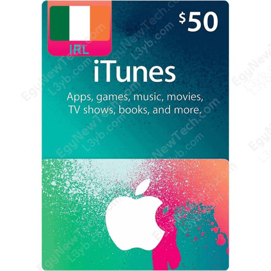 iTunes Gift Card €50 Ireland - Instant Digital Code iTunes Gift Card €50 Ireland - Instant Digital Code front cover