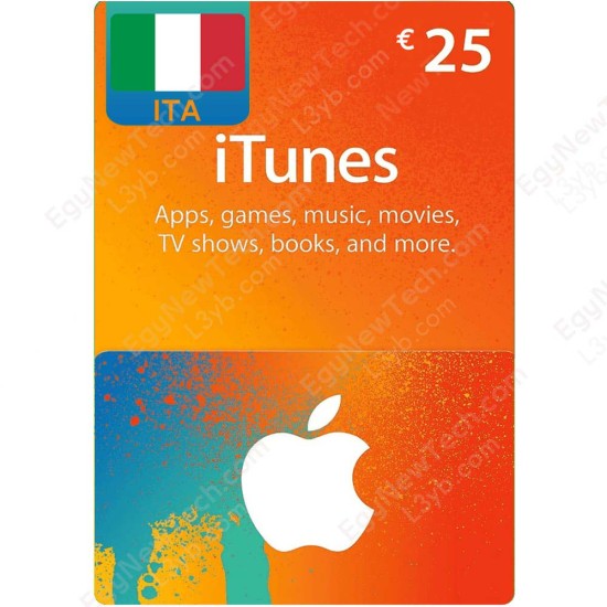 €25 Italy iTunes Gift Card - Digital Code