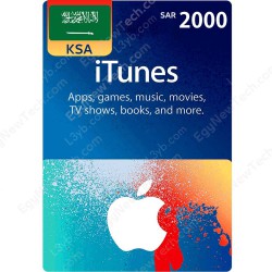 iTunes Gift Card SAR2000 KSA - Instant Digital Code