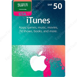 iTunes Gift Card SAR50 KSA - Instant Digital Code