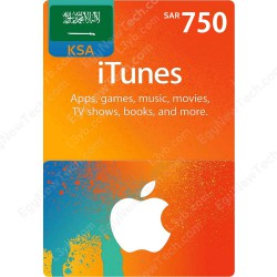 iTunes Gift Card SAR750 KSA - Instant Digital Code