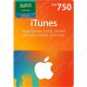 iTunes Gift Card SAR750 KSA - Instant Digital Code front cover