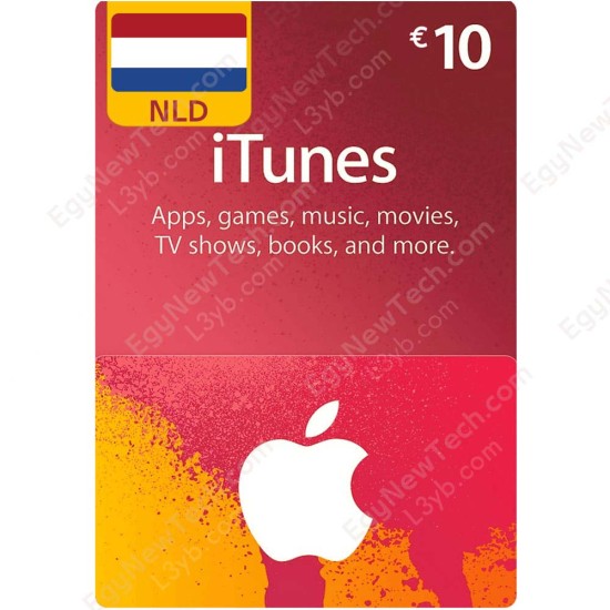 €10 Netherlands iTunes Gift Card - Digital Code