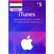 €5 Netherlands iTunes Gift Card - Digital Code