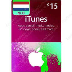 iTunes Gift Card €15 Netherlands - Instant Digital Code