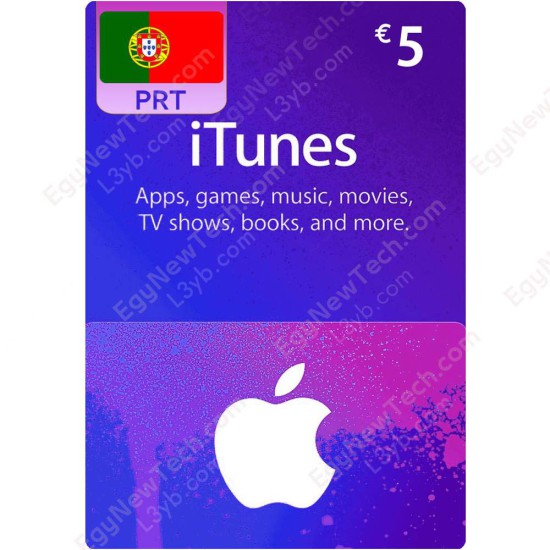 iTunes Gift Card €5 Portugal - Instant Digital Code iTunes Gift Card €5 Portugal - Instant Digital Code front cover