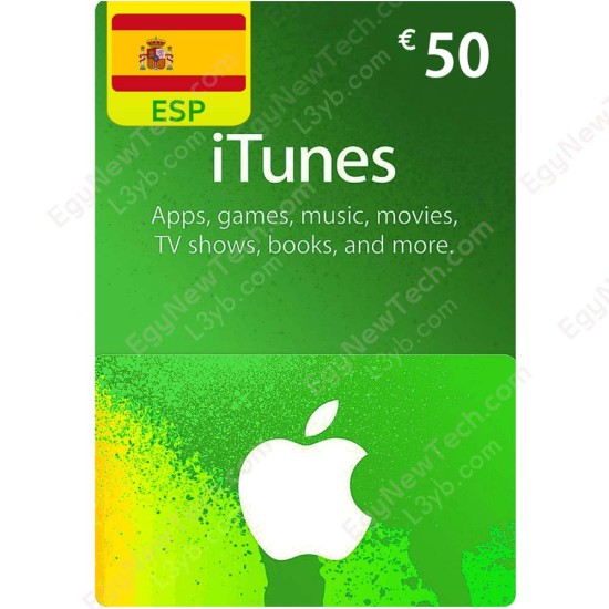 €50 Spain iTunes Gift Card - Digital Code