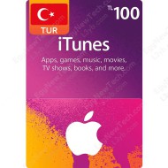 ١٠٠ ليرة كارت اي تيونز تركي - كود رقمي