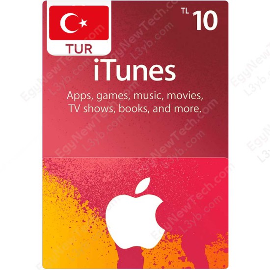 iTunes Gift Card ₺10 Turkey - Instant Digital Code front cover