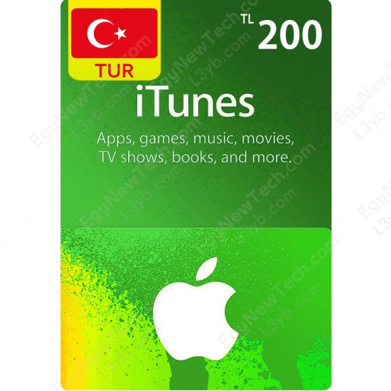 iTunes Gift Card ₺200 Turkey - Instant Digital Code iTunes Gift Card ₺200 Turkey - Instant Digital Code front cover