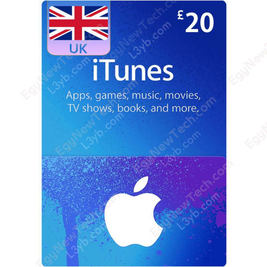 £20 UK iTunes Gift Card - Digital Code