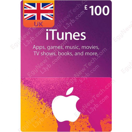iTunes Gift Card £100 UK - Instant Digital Code front cover