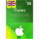 iTunes Gift Card £30 UK - Instant Digital Code front cover