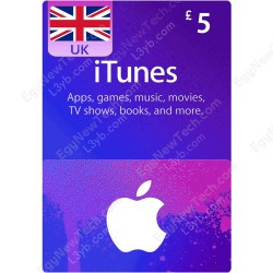 iTunes Gift Card £5 UK - Instant Digital Code