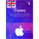 iTunes Gift Card £5 UK - Instant Digital Code iTunes Gift Card £5 UK - Instant Digital Code front cover