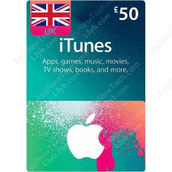 iTunes Gift Card £50 UK - Instant Digital Code