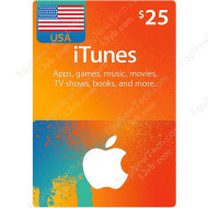 $25 USA iTunes Gift Card - Digital Code