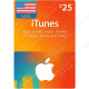 $25 USA iTunes Gift Card - Digital Code