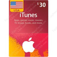 $30 USA iTunes Gift Card - Digital Code