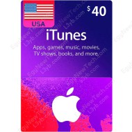 $40 USA iTunes Gift Card - Digital Code
