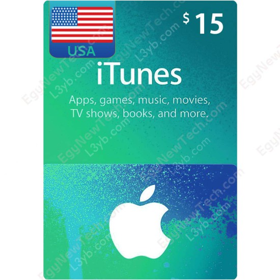 iTunes Gift Card $15 USA - Instant Digital Code front cover