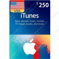 iTunes Gift Card $250 USA - Instant Digital Code