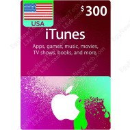 iTunes Gift Card $300 USA - Instant Digital Code
