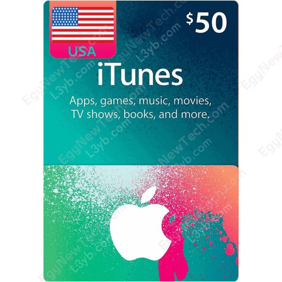 iTunes Gift Card $50 USA - Instant Digital Code front cover