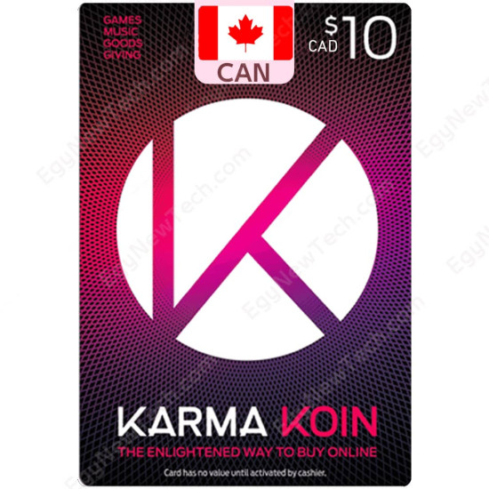 CDN$10 Canada Karma Koin - Digital Code