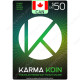 CDN$50 Canada Karma Koin - Digital Code