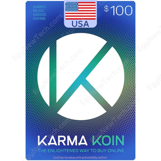 $100 USA Karma Koin - Digital Code