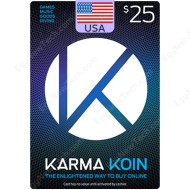 $25 USA Karma Koin - Digital Code