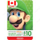 CDN$10 Canada eCash - Nintendo eShop Gift Card - Digital Code