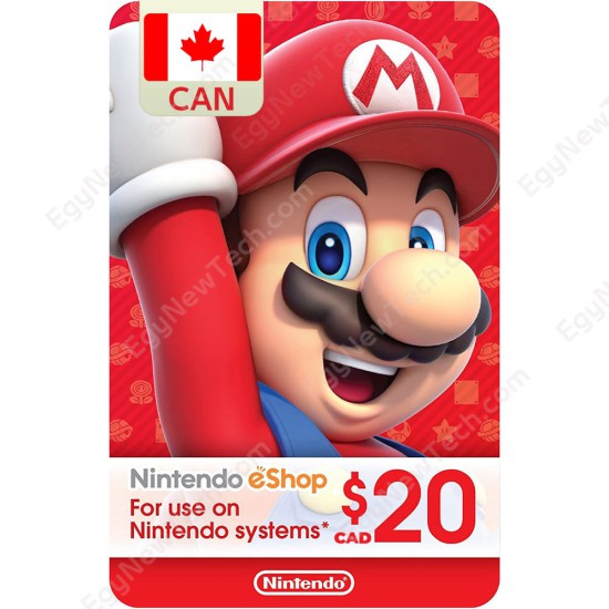 CDN$20 Canada eCash - Nintendo eShop Gift Card - Digital Code CDN$20 Canada eCash - Nintendo eShop Gift Card - Digital Code front cover