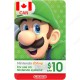 Nintendo eShop Gift Card CDN$10 Canada eCash - Instant Digital Code front cover