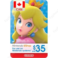 Nintendo eShop Gift Card CDN$35 Canada eCash - Instant Digital Code