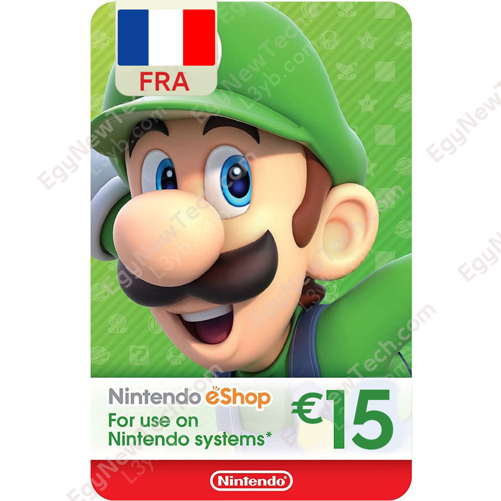 Nintendo Eshop 15 Nintendo €15 France ECash Nintendo EShop Gift