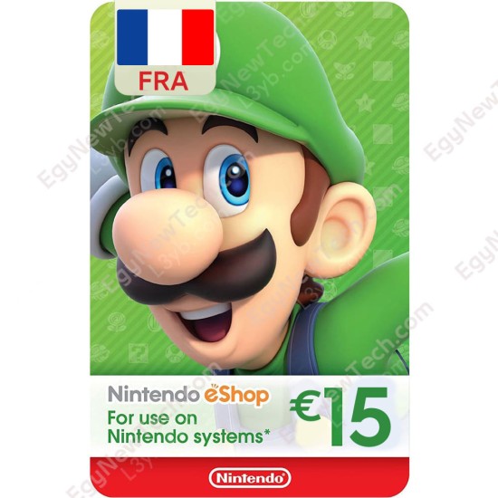 €15 France eCash - Nintendo eShop Gift Card - Digital Code