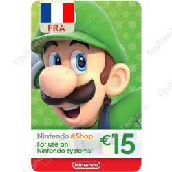 Nintendo eShop Gift Card €15 France eCash - Instant Digital Code
