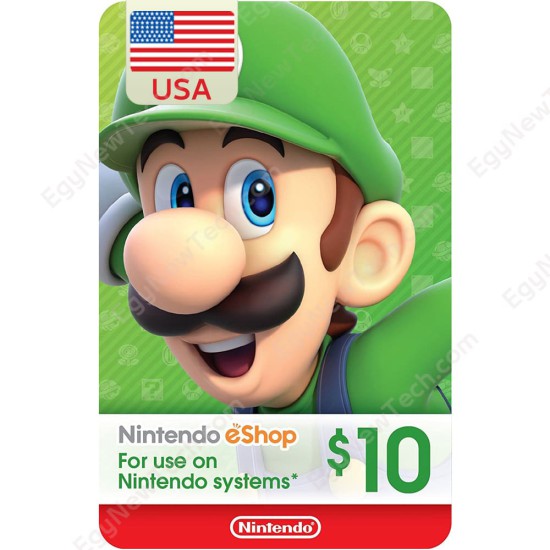 Nintendo eShop Gift Card $10 USA eCash - Instant Digital Code front cover