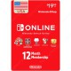 1 Year USA Online Individual Membership For Nintendo Switch - Digital Code