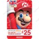 £25 UK eCash - Nintendo eShop Gift Card - Digital Code