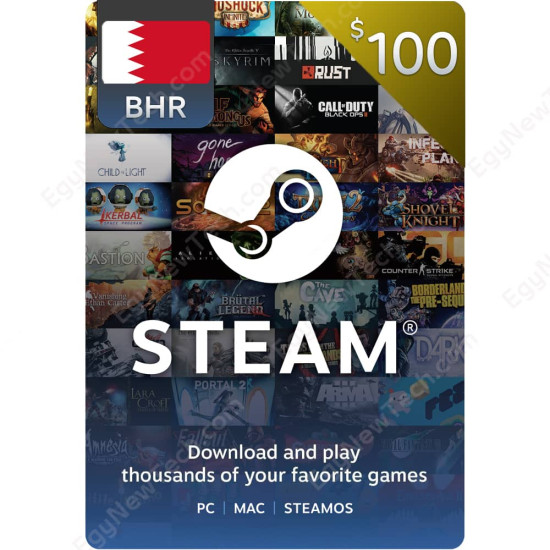 $100 Bahrain Steam - Digital Code