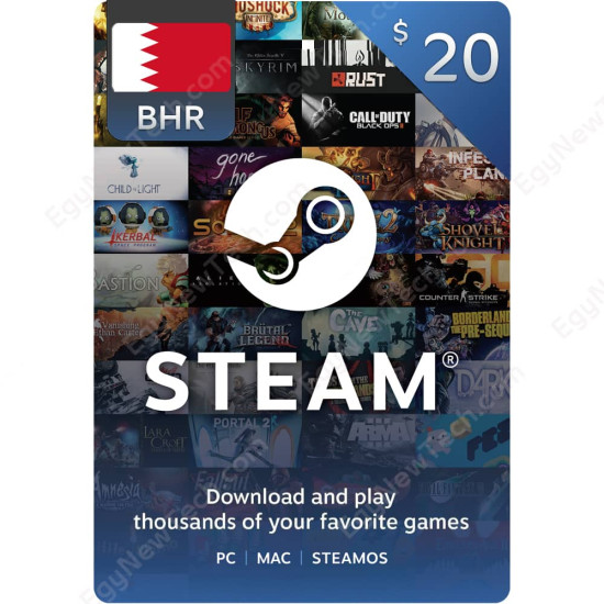 $20 Bahrain Steam - Digital Code