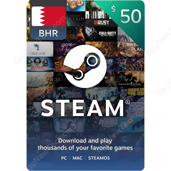 $50 Bahrain Steam - Digital Code